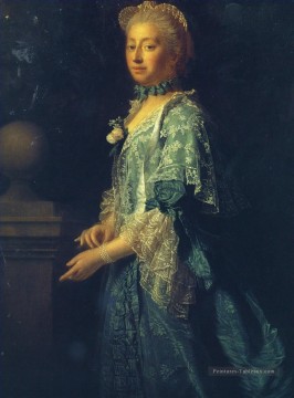 Portrait de Augusta de Saxe Gotha princesse de Galles 1 Allan Ramsay portraiture classicisme Peinture à l'huile
